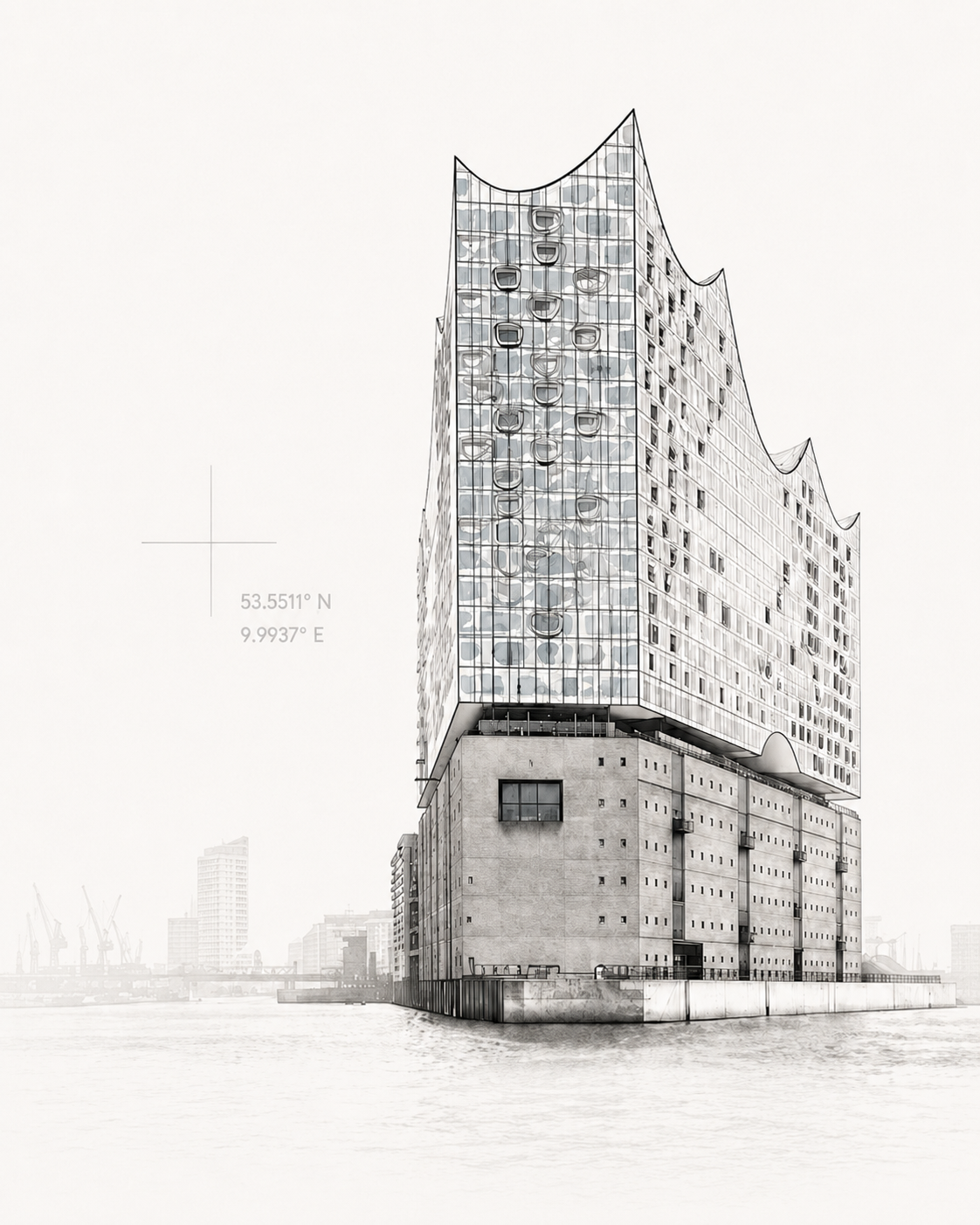 Elbphilharmonie am Hamburger Hafen